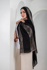 Twilight Gold Linen Scarf